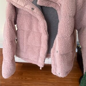 Cozy Pink Sherpa Jacket